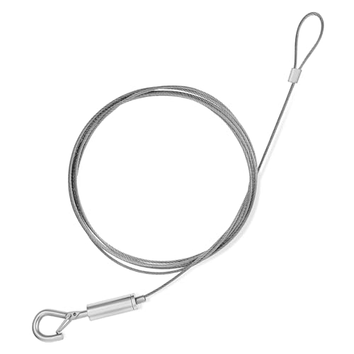 Image of Heavy Duty Stainless Steel Hanging Rope for Picture Frames Wire Mirror Mounting Hardware