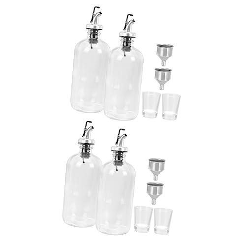PRETYZOOM 2 Juegos Taza De Enjuague Bucal Poseedor Dispensador Automático De Jabón En Espuma Envase Botellas Dispensadoras De Baño Recargable Botella Dispensadora De Gel De Ducha Agua Vidrio