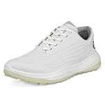 ECCO Women's Lt1 Hybrid Waterproof Golf Shoe, White, 7/7. 5 UK
