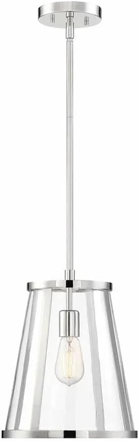 Nuvo 60/6697 Bruge 1 Light Pendant Fixture,Burnished Brass