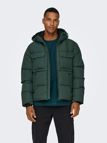 Only & Sons Herren Onselijah Pckt. Hood Jacket OTW Noos, Darkest Spruce, x_s – Ansicht 2