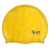 Tyron Silikon Badekappe (goldgelb) | | 100% Silikon | Unisex | Damen & Herren | Schwimmsport