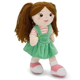 Playtime by Eimmie Soft Baby Doll - Plush Rag Dolls for 2 Year Old Girls & Boys, Toddler & Infants - Plush Doll - My First Baby Doll - Plush Baby Doll Washable & Sensory Fabric Body 14 - 3pc Set