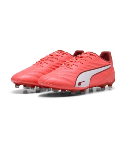 Puma King PRO FG/AG, Unisex Fussballschuh, Glowing RED-Puma White-RED FIRE, – Ansicht 5