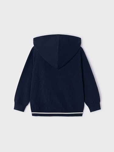 Mayoral Knitting Pullover with Hood for Boys Navy2