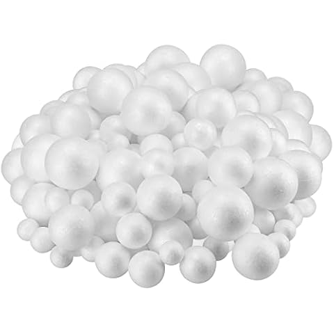 SINJEUN Bolas de Espuma Blancas para Manualidades Cover