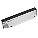 10Hole 20Tone Harmonica, C Key Harmonica Blowing Musical Instrument Suitable for Beginners or Professional Performances of Adults, Children, Students