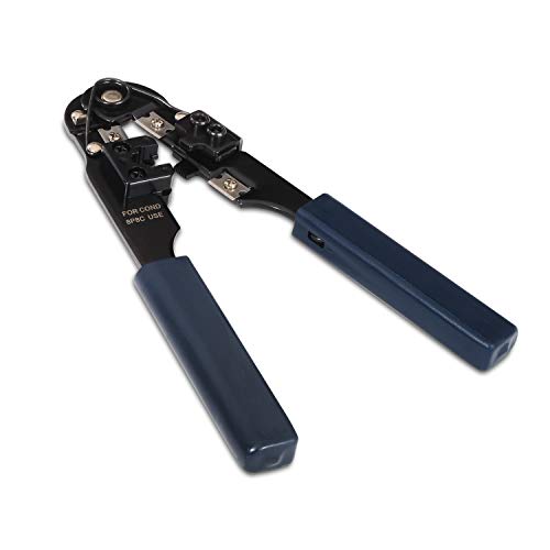 AISENS A142 – 0310 – Heftzange Crimpzange RJ45, schwarz