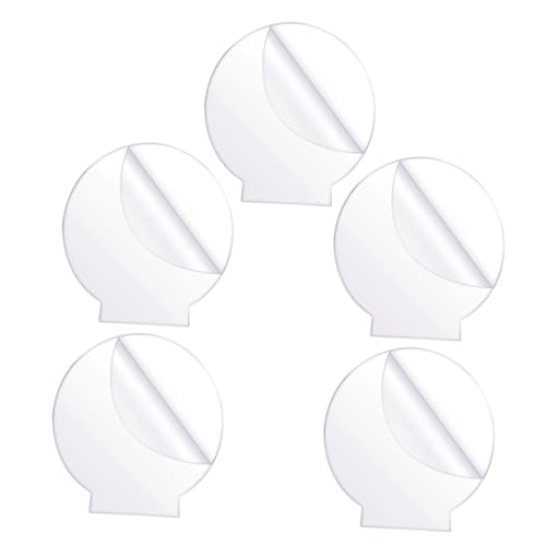 DOITOOL Set Di Lastre in Acrilico Robusto Per Lampade A Led Lastre Luminose in Acrilico Rotonde