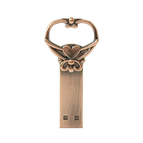 Novelty Cool Metal Love Knot Key Shape 16Gb Usb 2.0 Flash Drive Cute Pen Drive Memory Stick Thumb Drive #TOP21