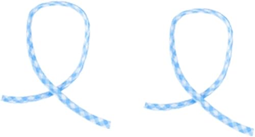 Miniatura 5 de LVLING Oz Dorothy - Disfraz de Dorothy azul a cuadros con lazos para el cabello