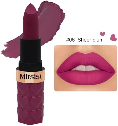 [Non stick cup] Matte lipstick is durable, waterproof and non fading - matte color locking, which can drink water and eat without taking off makeup, and soft fog lipstick (06#)