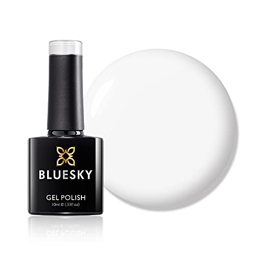 UV-/LED-Gelnagellack von Bluesky, Studio-weiß, 10 ml