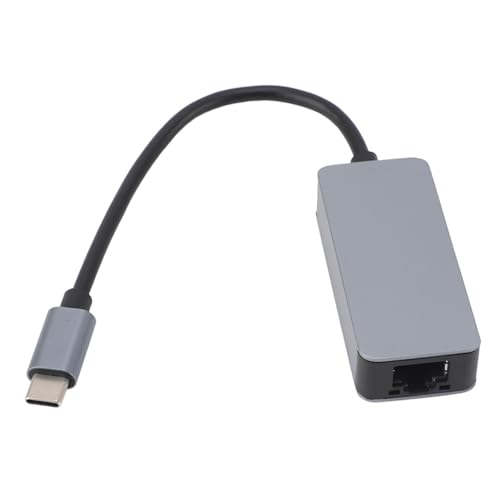 Adaptateur Ethernet USB C 2.5 Gbps, Convertisseur Réseau RJ45 Gigabit LAN pour PC, Tablette, Ultrabook Windows et Mac