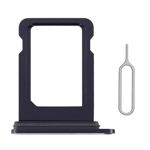 Perzework SIM Card Tray Holder Slot Replacement for iPhone 12 (Black) with Waterproof Rubber Ring...