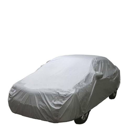 M.J COMFY-LIFE Waterproof Car Cover All Weather Outdoor Protection for Sedans SUVs UV Resistant & Windproof Universal Fit (S/M/L) (L)