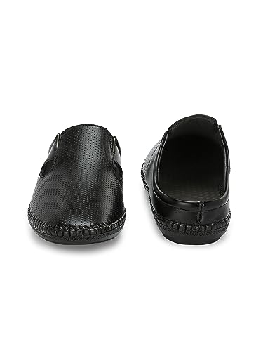 Image of KNOOS Men's Half Back Open Mules Backless Sandals