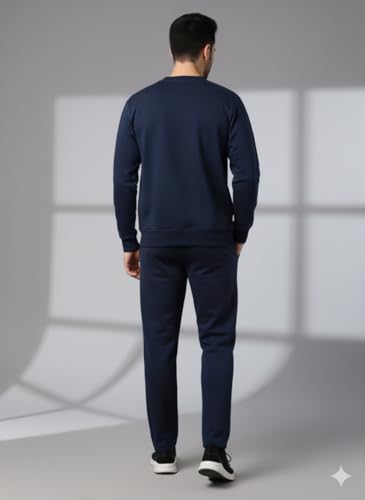 Image of Mack Jonney Graphic Print Track Suit for men | Co-ord Set | Warm Fleece Tracksuit Set | Full Sleeve Sweatshirt