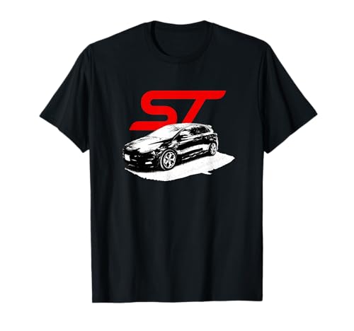 Focus ST - Distressed Look Red Variant T-Shirt Small