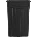 Amazon Basics 23 Gallon Commercial Slim Trash Can, No Handle, Black, 4-Pack - TCN2030BK4A