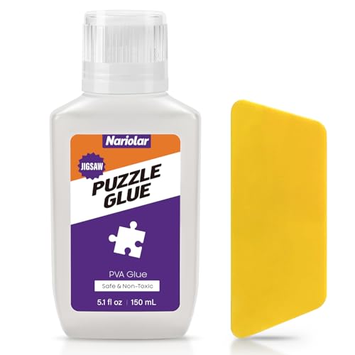 Nariolar Puzzle Kleber Transparent 150ml/5.1oz für Papier- & Holzpuzzles