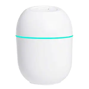 Lemon Tree Plastic, USB Operated, Cool Mist Humidifier, Diffuser with 7 Color Lights, Air Humidifer with Touch Control, Automatically shuts off After 4 hrs (White)