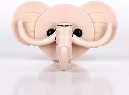 Cartoon Elephant Strong Sticky Hooks Bathroom Wall No Trace Hook Hook Kitchen Hook Without Nail Door Rear Hook Three Hook
