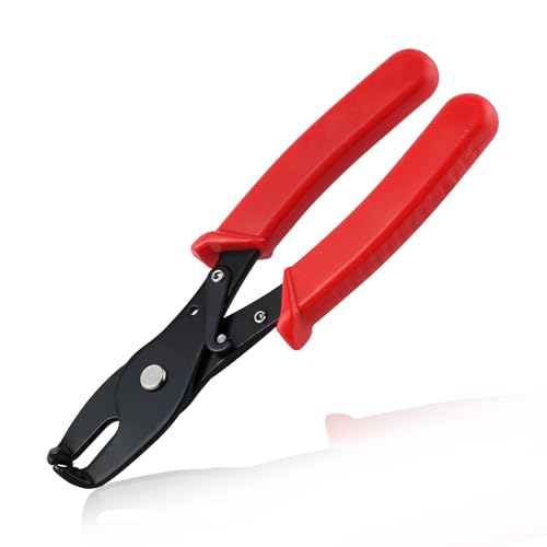 LEONTOOL Strain Relief Crimper, Strain Relief Bushing Pliers Anti-Rust Low Carbon Steel Electrical Pliers Power Cable Fasten Wire Cable Tool for Assembly Electrical Strain Relief Bushing Wire Grommet