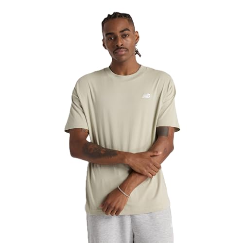 New Balance Men's Sport Essentials Cotton T-shirt, Olivine, XS