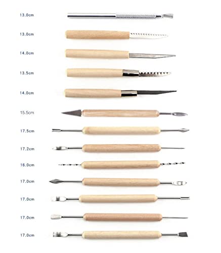 Multifunctioneel Diy Keramiek Klei Sculptuur Polymeer Tool Set Beginner's Multi-Tools Craft Sculpting Aardewerk Modellering Carving Smoothing Kit voor kleiaardewerk, doe-het-zelf - Image 3