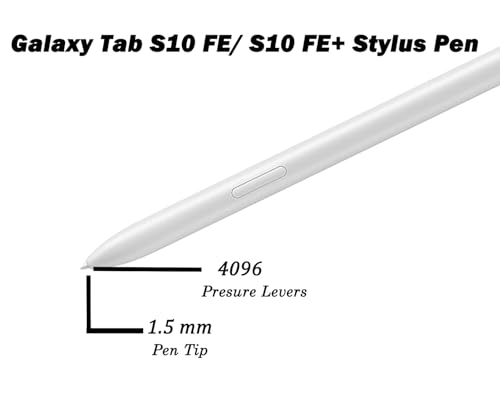 Image of Galaxy Tab S10 FE / S10 FE+ S Pen for Samsung Galaxy Tab S10 FE / S10 FE+ Stylus Pen Replacement + Free Tips Galaxy Tab S10 Fe Pen for Samsung Galaxy Tab S10 FE / S10 FE+ / S10 FE Plus Stylus SPen (Beige)
