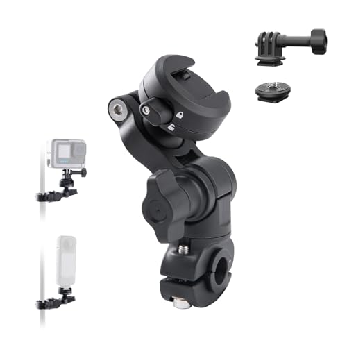 PGYTECH CapLock �o�b�N�~���[�}�E���g �A���~�j�E�������u���P�b�g 360°�{�[���w�b�h 1/4�C���`�l�W Insta360 Ace Pro 2/X5 Gopro 13/12 DJI Osmo Action 6/5 Pro/Pocket 3/