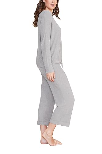 Image of Barefoot Dreams CozyChic Ultra Lite Slouchy Pullover for Women, Ultra Soft Long Sleeve, Crew Neck Pullover