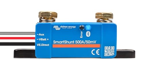 Image of Victron Energy SmartShunt IP65 Battery Monitor (Bluetooth) - Victron Smart Shunt - 6.5V-70V, 500 amp