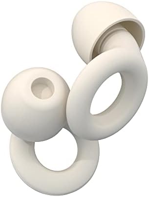 Loop Quiet Ear Plugs for Noise Reduction – Super Soft, Reusable Hearing Protection in Flexible Silicone for Sleep, Noise Sensitivity & Flights - 8 Ear Tips in XS/S/M/L – 27dB Noise Cancelling - White