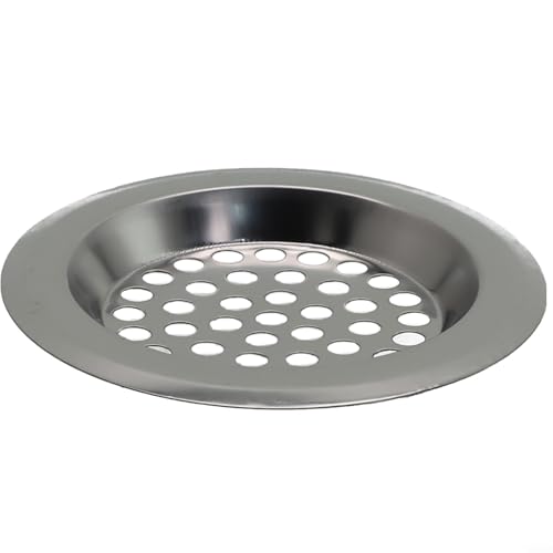 Filteilect - Stainless Steel Sink Strainer, 75mm and 60mm Round Drain Filter Cover with Anti-Blocking Holes, Hair Catcher for Bathroom, Kitchen and(75mm)
