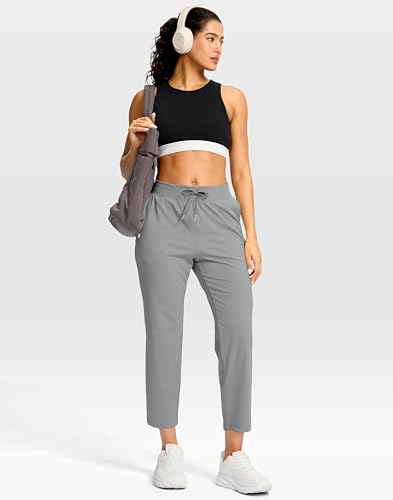 Image of G Gradual Petite Pants for Women 24 inch /26 inch Ankle Pants with 2 Pockets