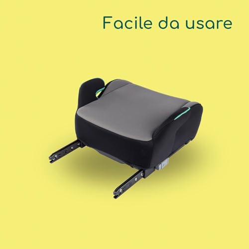 Bebeconfort Manga I-Fix Rialzo Auto Per Bambini, Seduta Auto Bambini, Seggiolino Auto Isofix Gruppo 3 Per Bambini 128-150 Cm, Dai 6 Ai 12 Anni (22-36 Kg), Colore Grey Mist - 4
