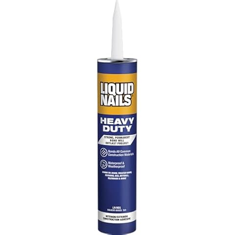 Liquid Nails LQN22901 LN901 Adhesive, 10 oz, Tan, 10 Fl Oz Cover