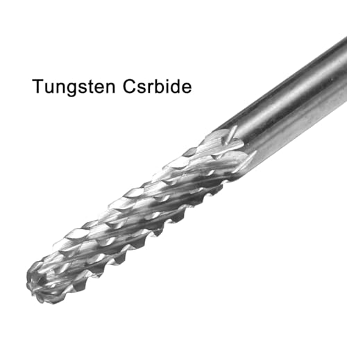 Fresas de carburo de tungsteno uxcell 3mm, pack de 6 miniatura 3