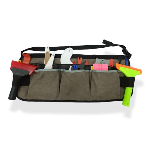 GWEITOOL Waist Apron Canvas Tool Pouch Belt Bag for Window Tint...