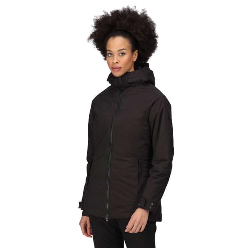 Regatta Womens/Ladies Sanda II Waterproof Jacket (10 US) (Black)