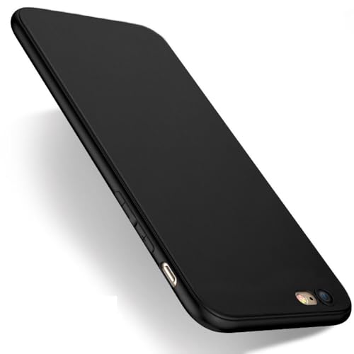 gueche Compatible with iphone 6 iphone 6s Case Premium Flexible Thin Cover Shock Proof with Drop Protection Coque Funda Cover for iphone 6s Basic Phone Case. 4.7 Inch Black