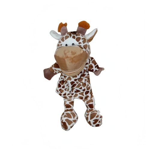 Proumhang Hand Puppets With Full Body for Kids,Animal Hand Puppets Farm Theme Puppets Toys Set,Plush Pretend Toys Zoo Friends Puppet Theatre with Movable Open Mouth,35cm,Dark Deer - Image 2