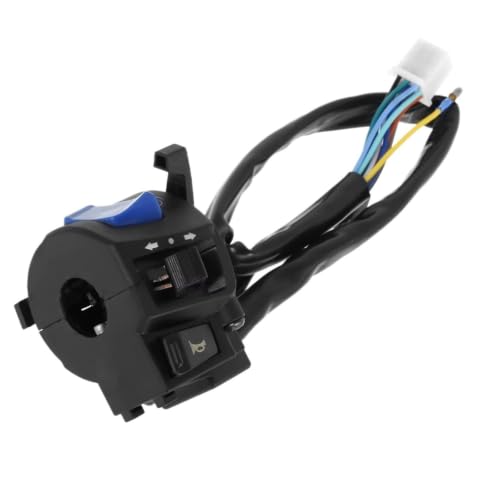 Commande clignotant moto 7/8" étanche avec klaxon intégré