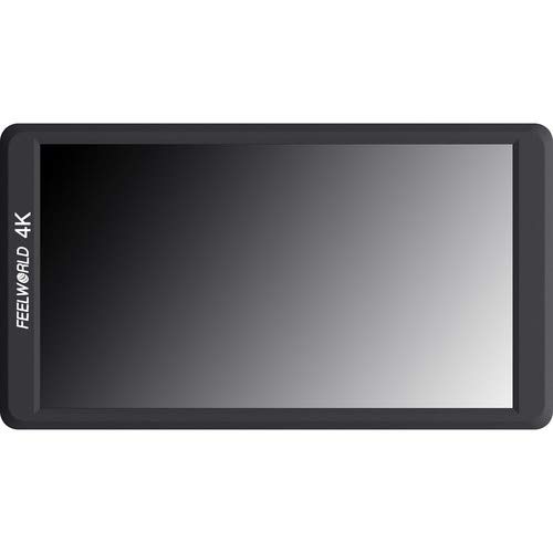 Image of FeelWorld F570 5.7 inch 4K HDMI On-Camera Monitor + 6Pk Cable Ties + Cleaning Kit
