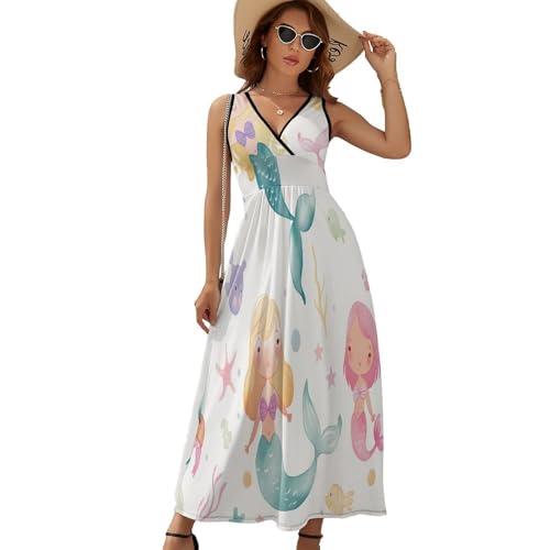 Robe été femme fluide taille swing dissimulant les formes