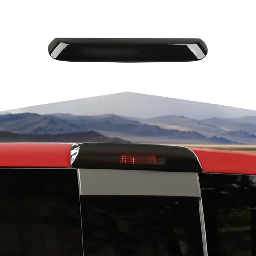 Amayum 3rd Brake Light Third Brake Light Overlay fit for Chevy Silverado 2014-2018,for GMC-Sierra 2014-2020 Smoked Black Rear Tail High Mount 3rd Brake Light Cover