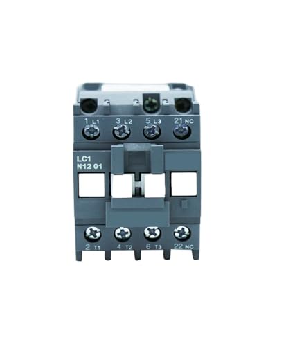 Contacteur tripolaire 12 A LC1N1201M5N avec bobine double tension 220V CA