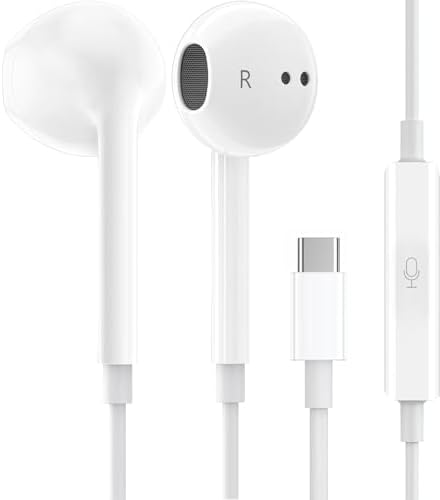 1Pack Wired Earphones with USB-C Connector ​​​​​​​for iPhone Headphones